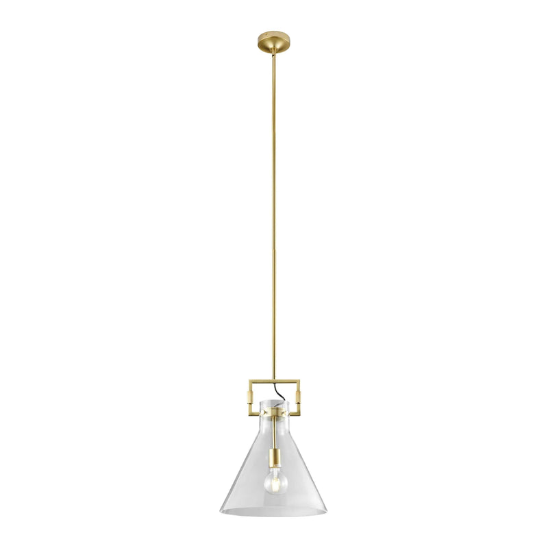 Helios LED Crystal Pendant Light / Gold / 1 Light