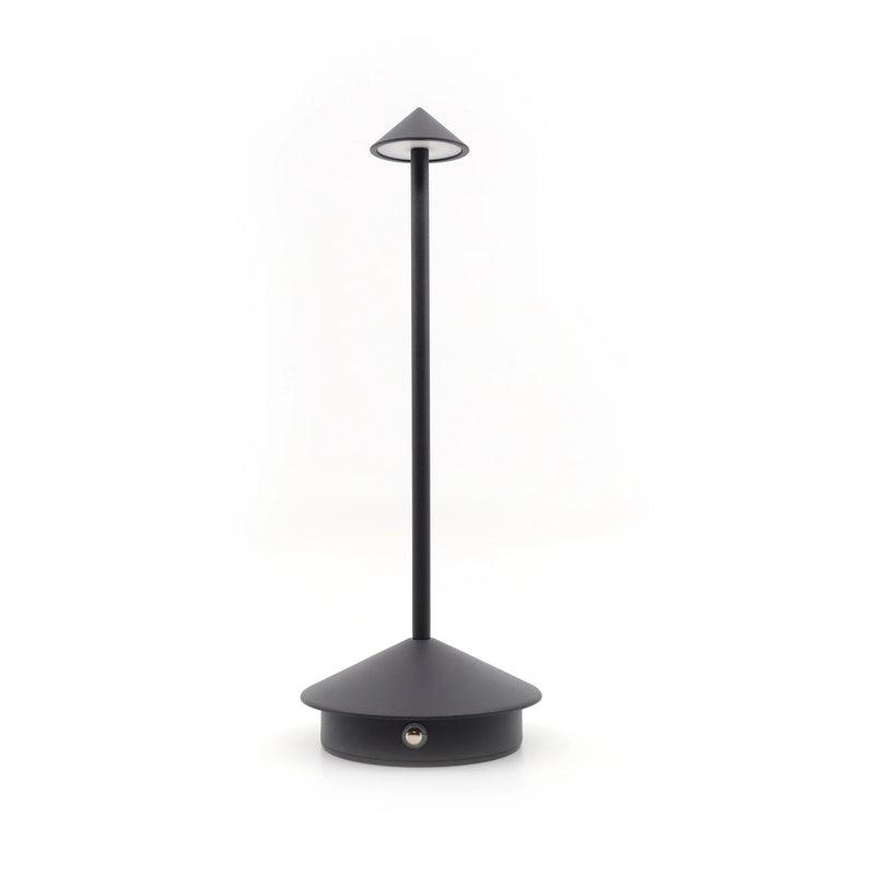 Stylish black cordless lamp will complement your modern home.