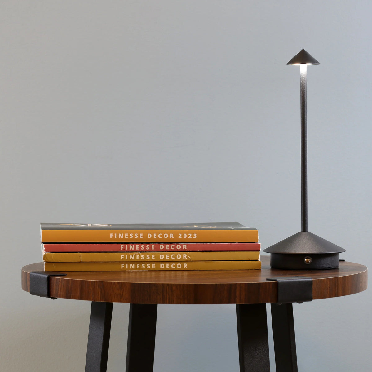 Use this cordless lamp on a end table or by your bedside.