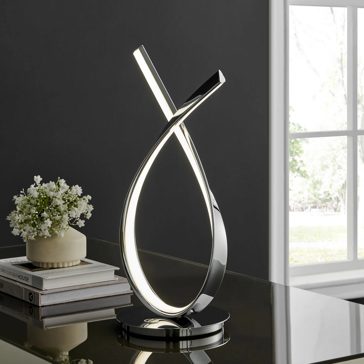 Use as a nightstand lamp or living room lamps for a modern look.