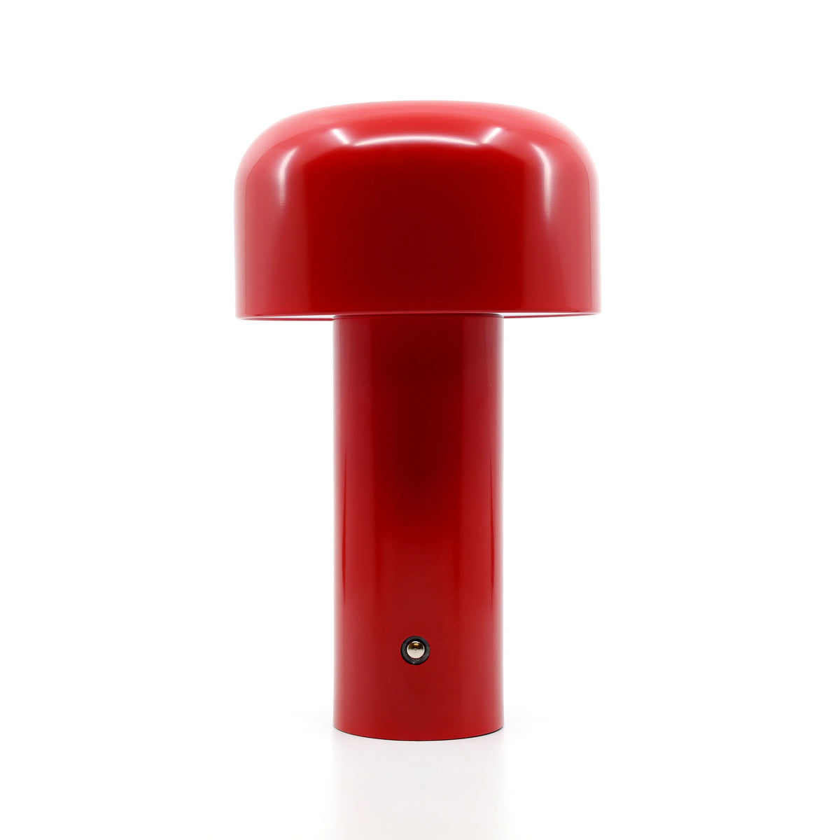 The mushroom lamp comes in red, white and black colors.