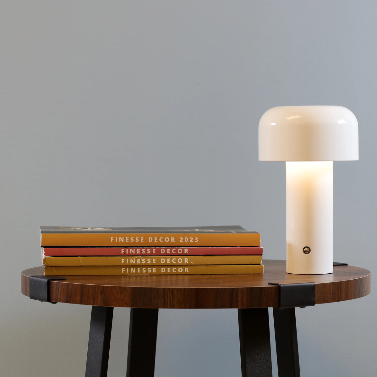 This mushroom lamp is a popular design for today's modern styles.