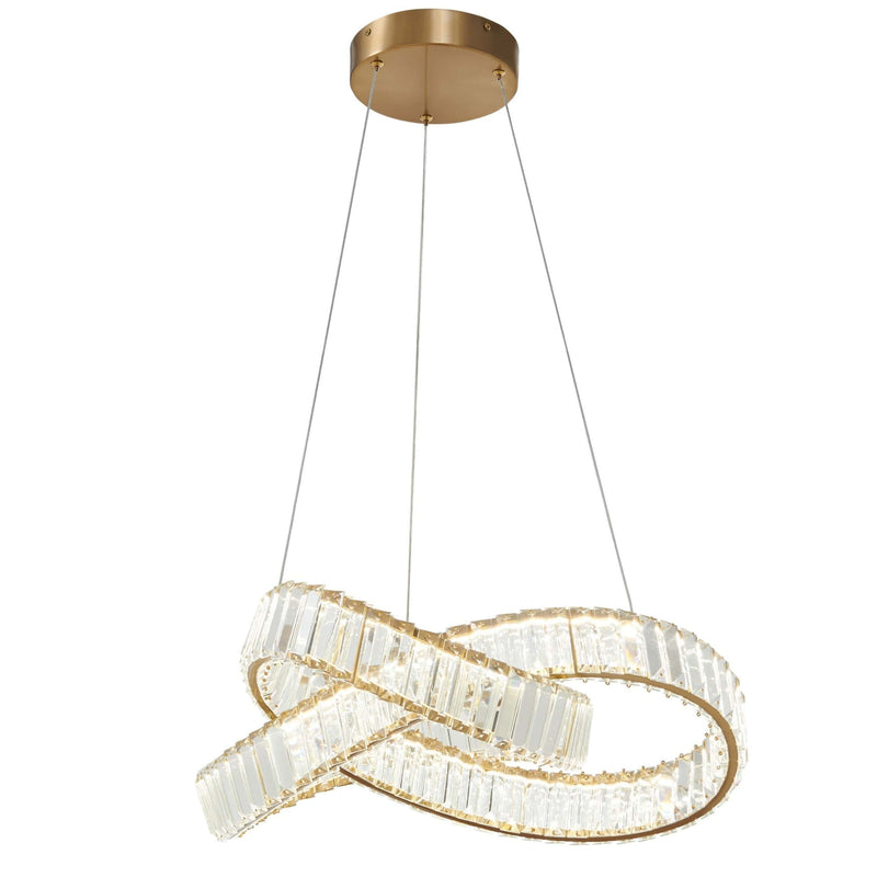 Finesse Decor Richmond Brushed Gold Chandelier