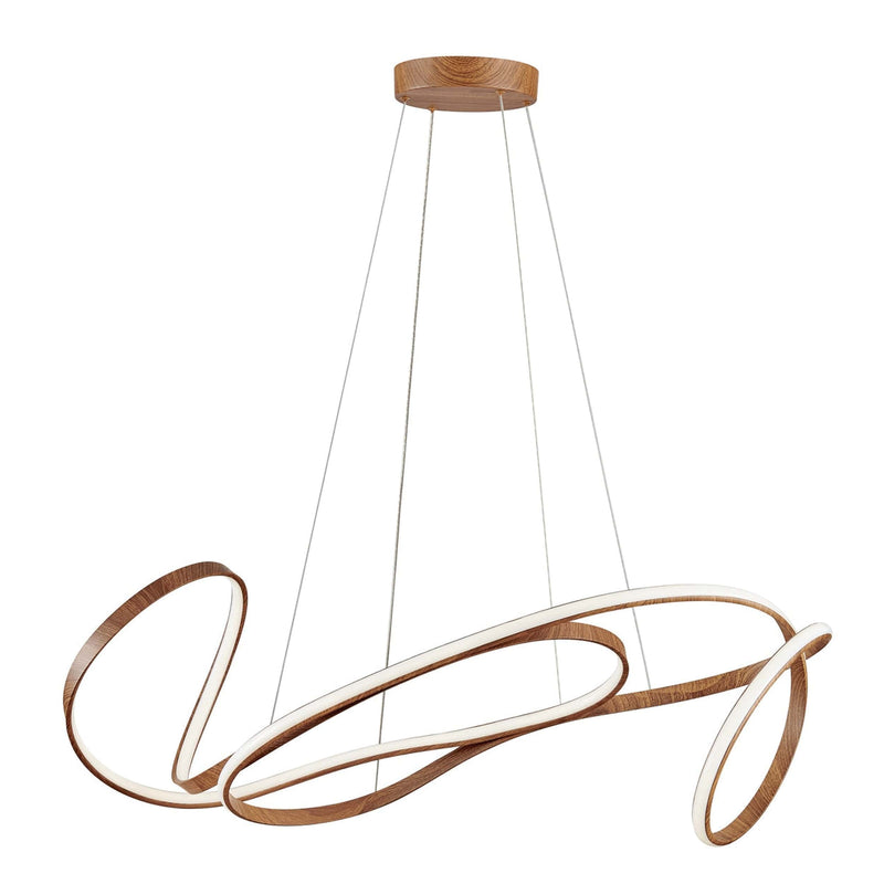 Moscow LED Modern Chandelier / Light Wood / Modern Lighting