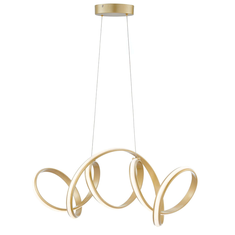 Finesse Decor Seville LED Gold Chandelier